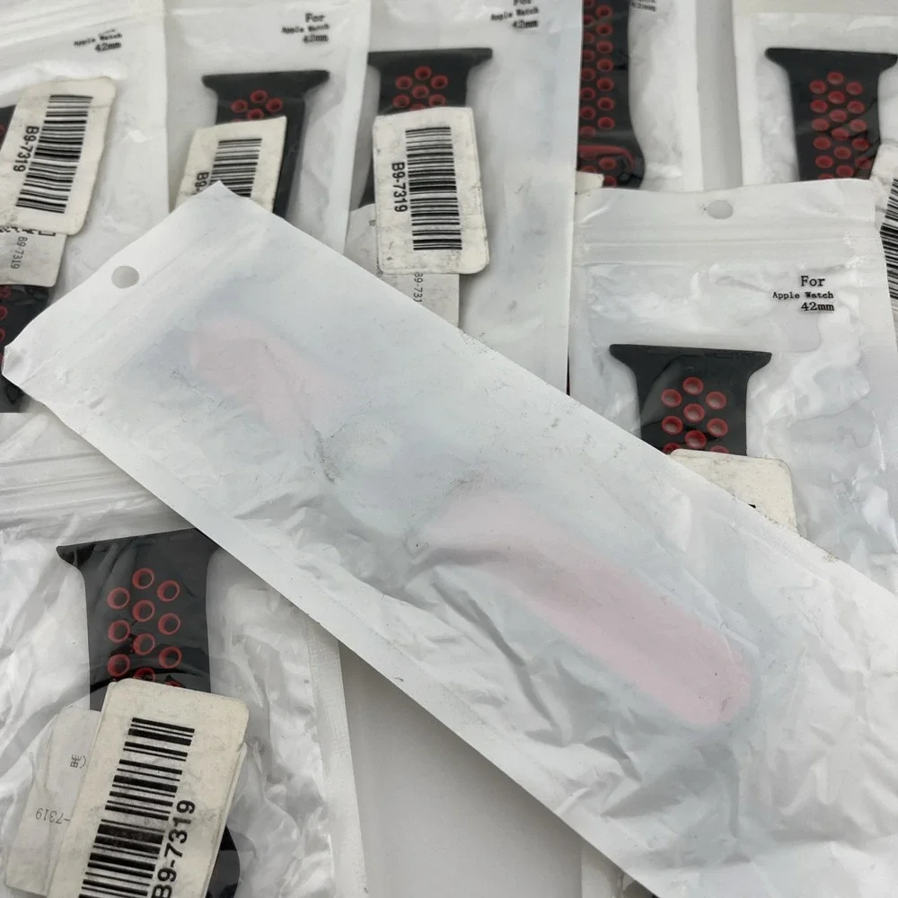 Lot of 11 Apple Watch‎ Bands 42mm Black/Red